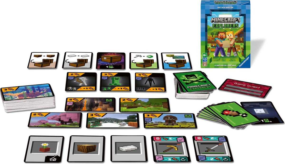 Ravensburger Minecraft Explorers - CoÃ¶peratief Kaartspel voor Kinderen — afbeelding 7