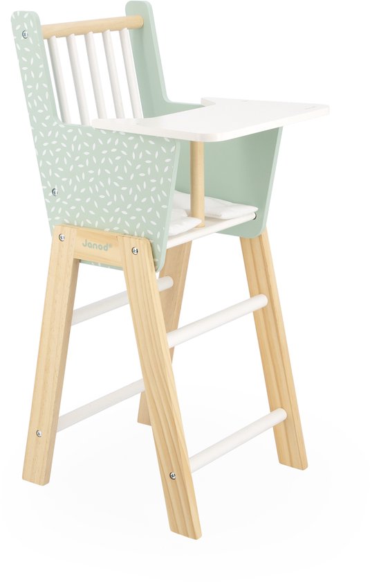 Janod Zen poppenstoel – tot 42 cm – inclusief kussen