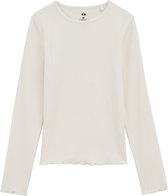 WE Fashion Meisjes T-shirt van ribstof