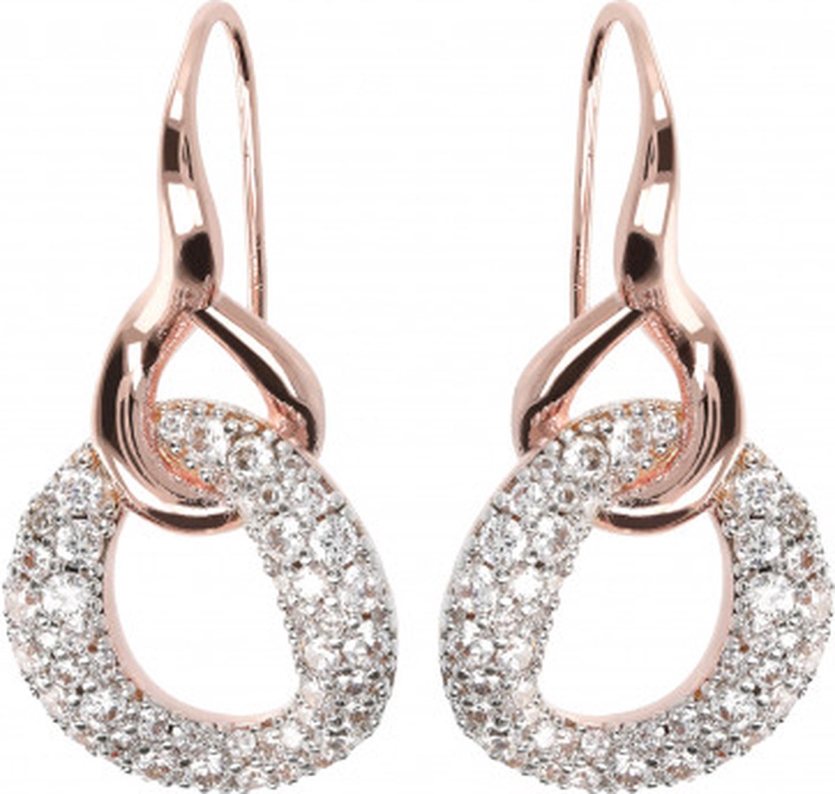 Polished Gemstone earrings WSBZ01208WR