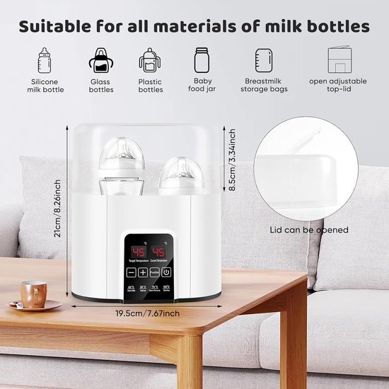 Baby Melk Machine - Baby Melk - Flesvoeding Apparaat - Baby Fles Maker - Babymelk Machine van Little Wonder — afbeelding 2