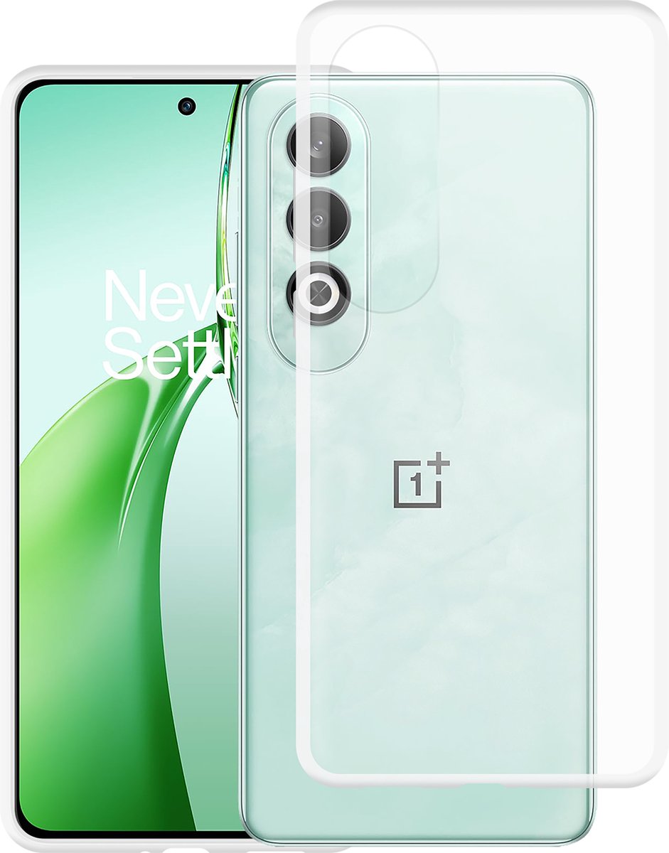 Cazy hoesje geschikt voor OnePlus Nord CE4 Hoesje Siliconen - Flexibele Case - Transparant
