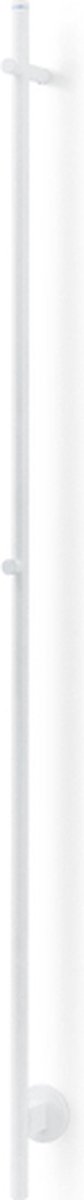 Rosani ONE Elektrische Handdoekradiator 170cm hoog - 30Watt - mat wit