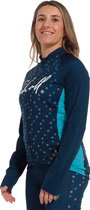 Rehall - SABY-R Womens Cycling T-shirt Longsleeve - XL - Aqua Dots