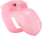 The Sissy Trainer - Pink - Locked Life Chastity cage - Penis kooi - Kuisheidsgordel - Nano