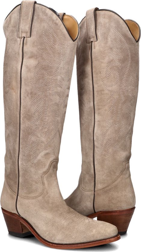 Notre V 41815 Laarzen Suede Dames Taupe Maat 39 bol