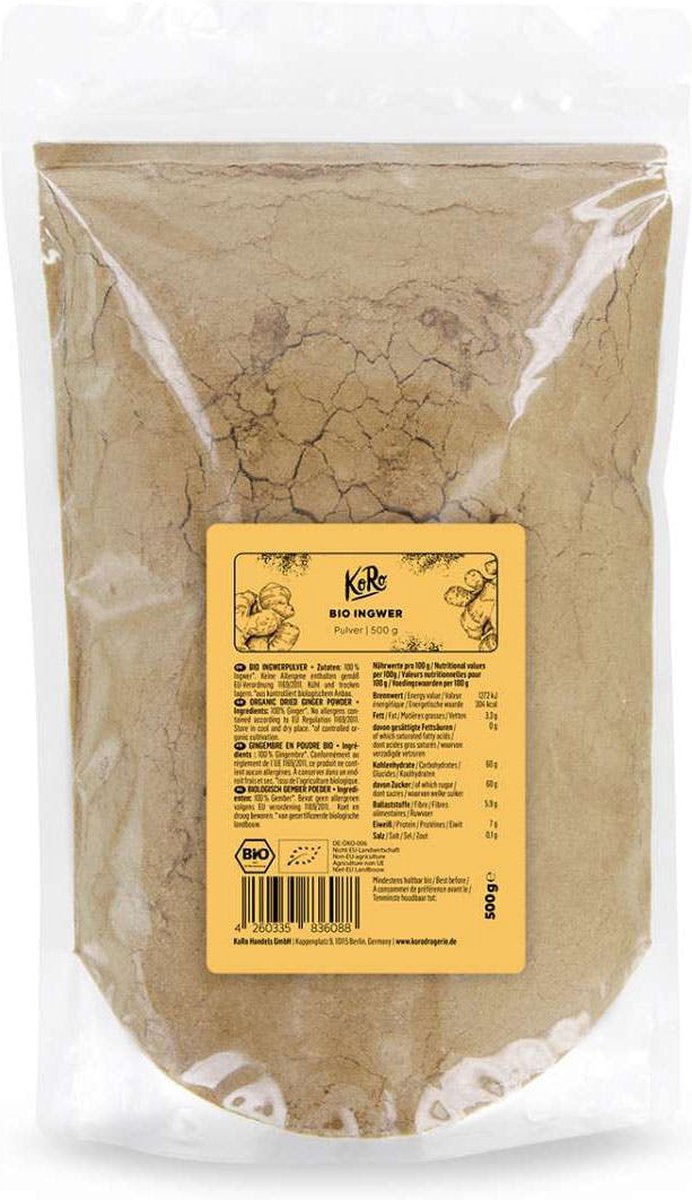 Goedkoopste KoRo | Bio gemberpoeder 500 g