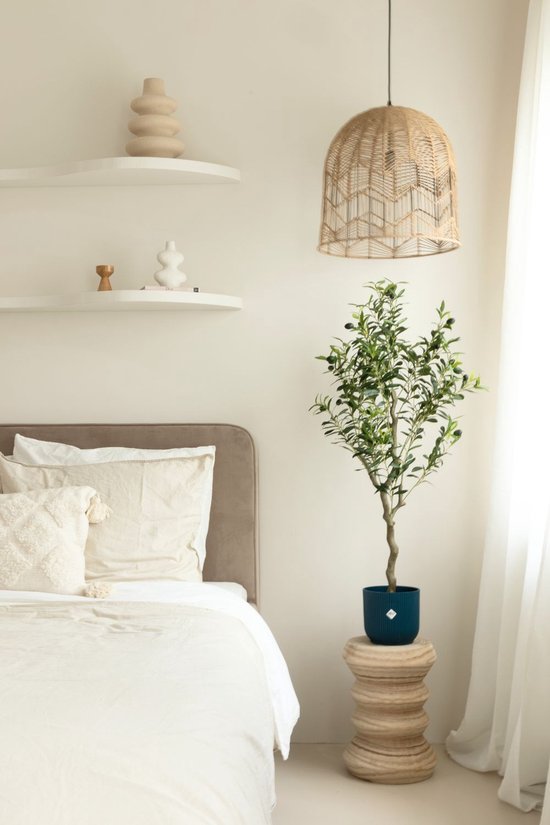 Olijfboom artificiel 120cm | Plante artificielle d'olive | Faux Olijfboom | Plante artificielle pour l'intérieur | Faux Olijfboom
