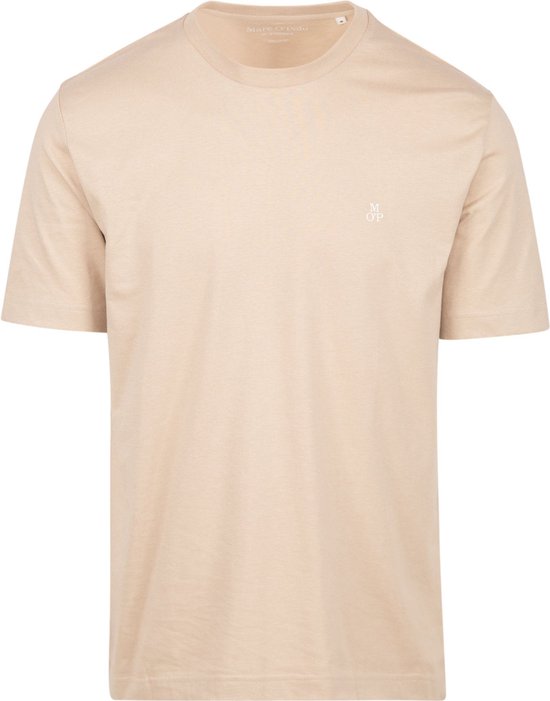 Marc O'Polo - T-Shirt Beige - Heren - Maat L - Regular-fit