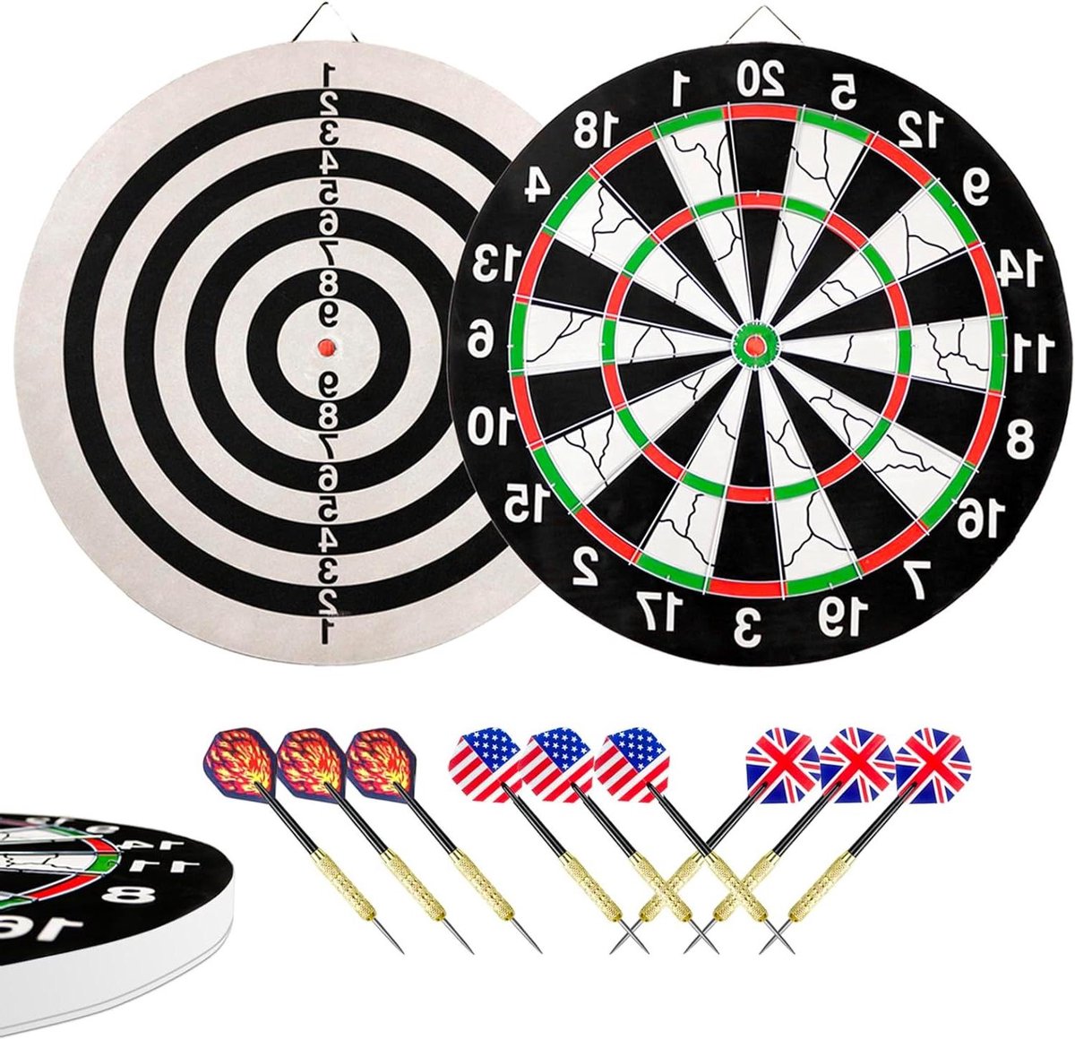 Dartbord met professionele dartset - Ideaal voor thuisgebruik Dartbord