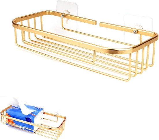 Badkamerplank SF03 60 cm gouden borstel