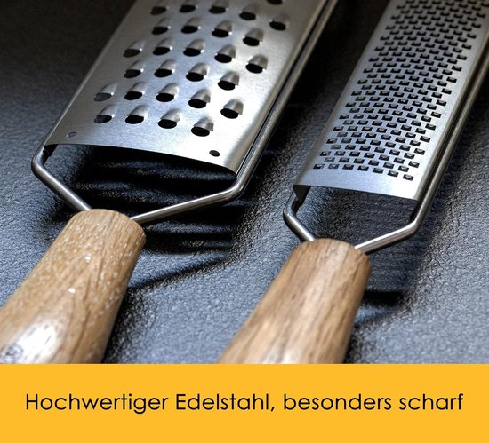 Keukenrasp set van 304 roestvrij staal - Hoogwaardige kaasrasp ...