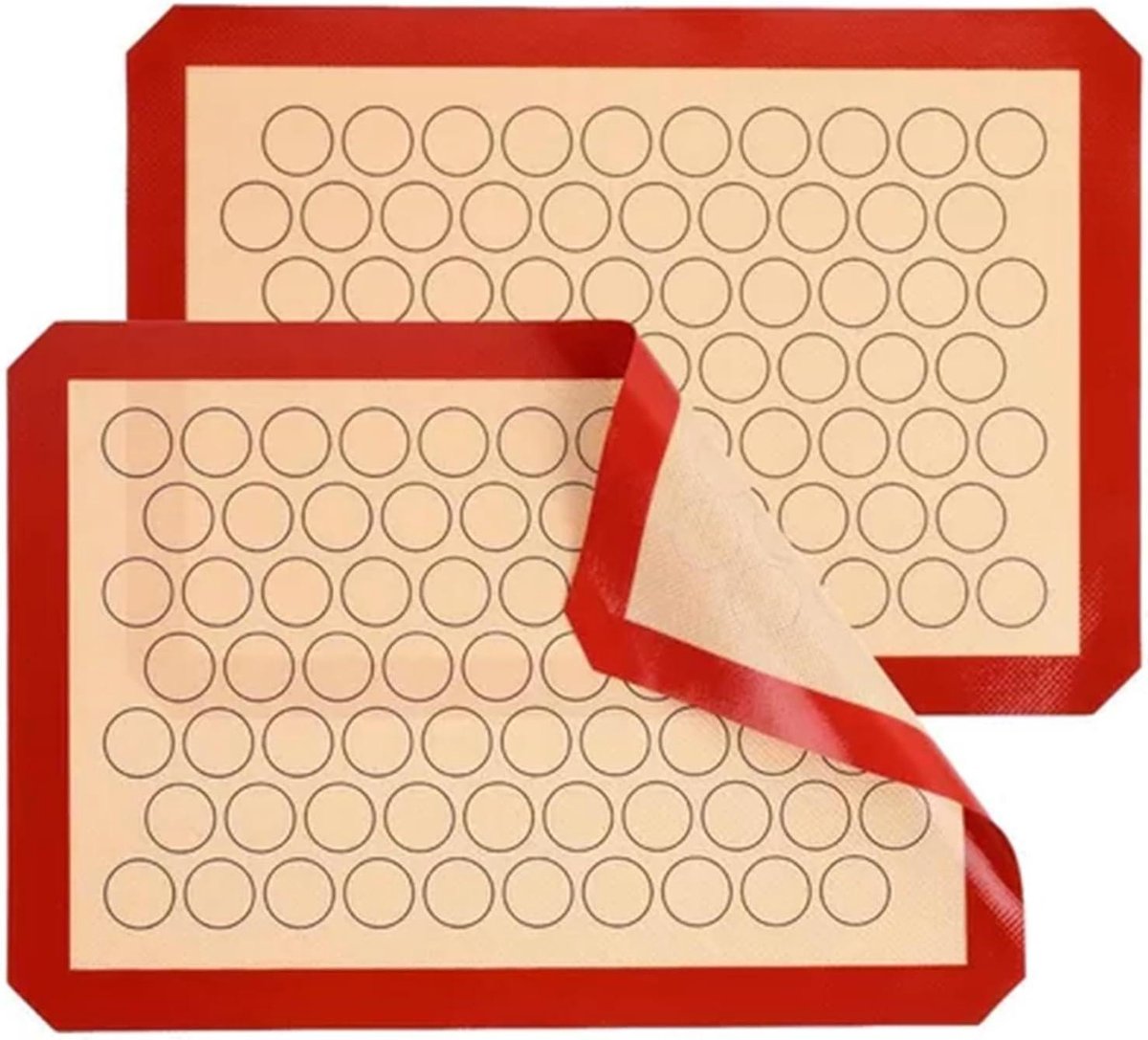 Herbruikbare bakmat siliconen 42 x 295 cm - anti-aanbaklaag - hittebestendige deegmat