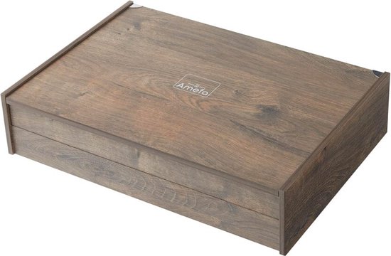 Ménagère Amefa Ventura dorée 24 pièces dans un coffret de luxe