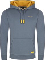 DENIMFY Heren Sweatshirt DFBenno regular fit Blauw 5XL Volwassenen hoodie / capuchon trui