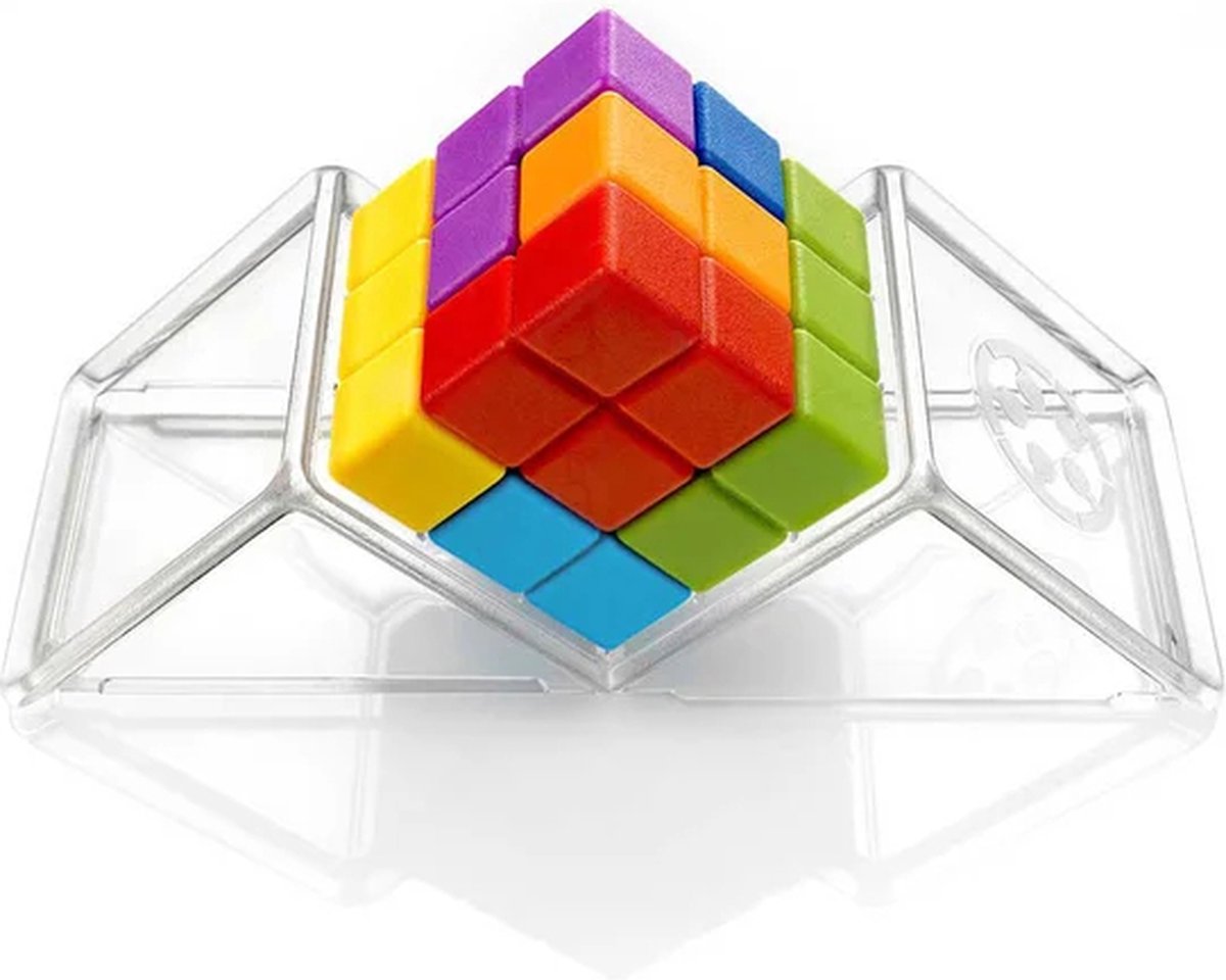 SmartGames Cube Puzzler Go - 3D Logisch Denkspel - 80 Educatieve Kubus Uitdagingen - IQ Breinbreker & Compact Reisspel - Vanaf 8 Jaar — afbeelding 8