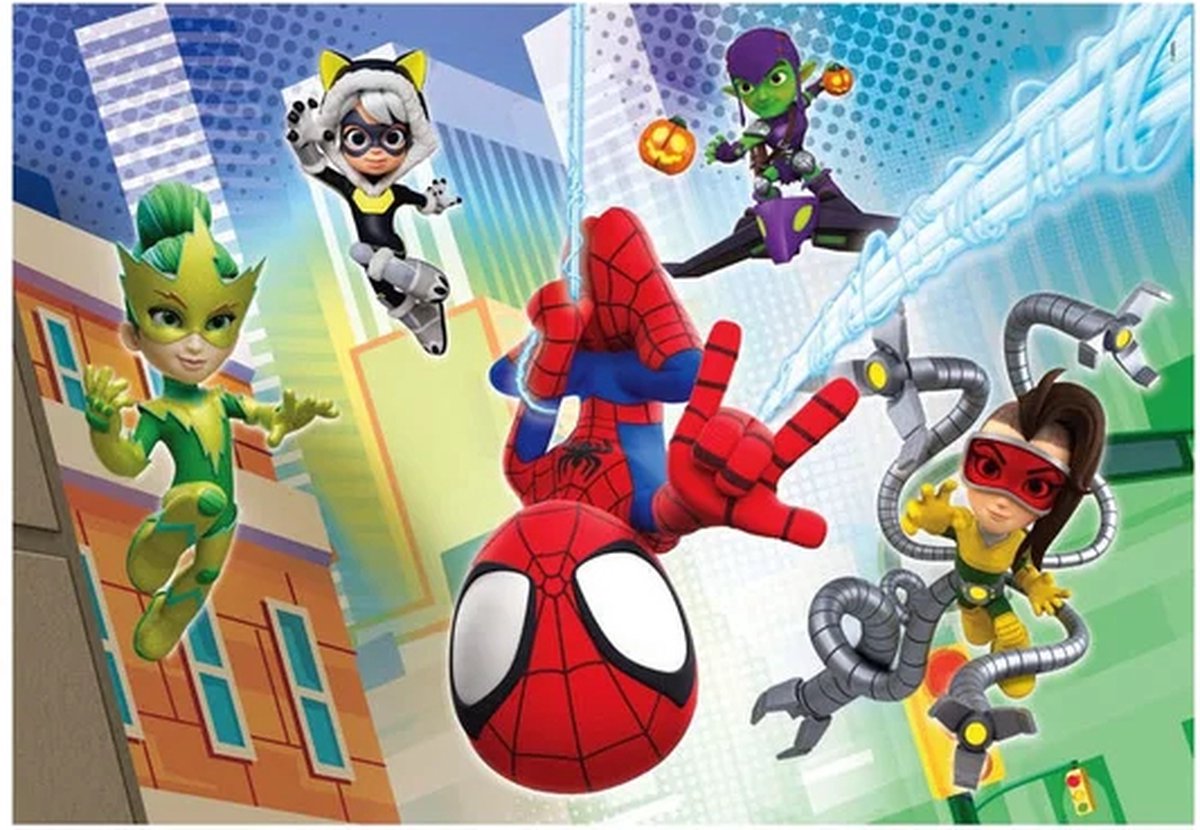 Clementoni - Puzzel - 2x60 Stukjes - Spidey en Zijn Geweldige Vrienden - Kinderen — afbeelding 5
