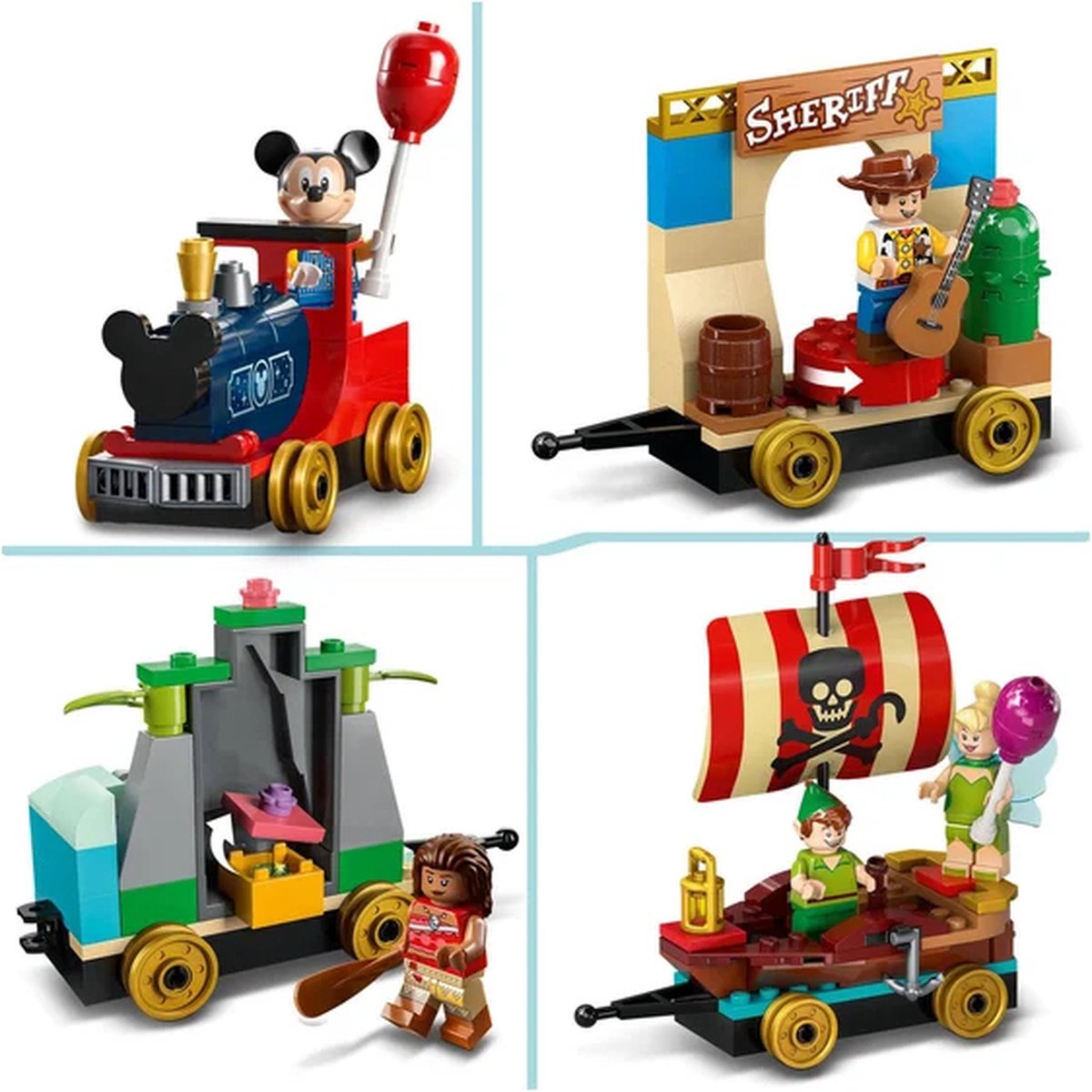 LEGO Disney: Disney Feesttrein Bouwbaar Trein Speelgoed 100e Verjaardag Set - 43212 — afbeelding 18