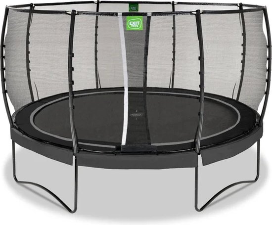 EXIT Allure Premium Trampoline ø427cm - Op Poten - Rond - Trampoline Buiten - Voor Kinderen - Zwart