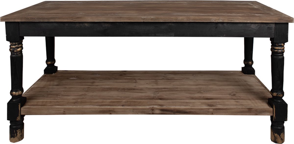 Clayre & Eef Presentatie Tafel 180x70x85 cm Zwart Hout