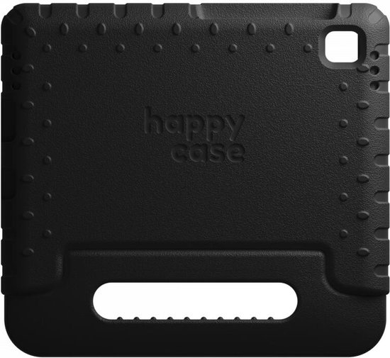 HappyCase Candy+ Housse Kinder adaptée au Samsung Galaxy Tab A9 | Étui pour tablette avec protecteur d'écran intégré | Adapté aux enfants | Housse de protection | Poignée et support | Couverture pour enfants | Noir