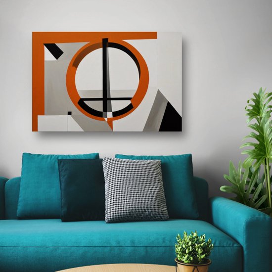 Décoration murale art abstrait - Tableaux minimalistes - Peinture sur toile Salon - Décoration murale chambre d'enfant - Peintures sur toile - Toile de Décoration murale 90x60 cm