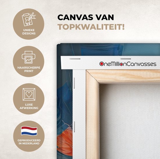 Peinture sur toile fleurs 180x120 cm - Art abstrait peint à la main - Décoration de maison salon aquarelle colorée - Peintures murales de Cuisine - Accessoires de Décoration murale - Décorations d'intérieur de chambre - Toile murale nature botanique