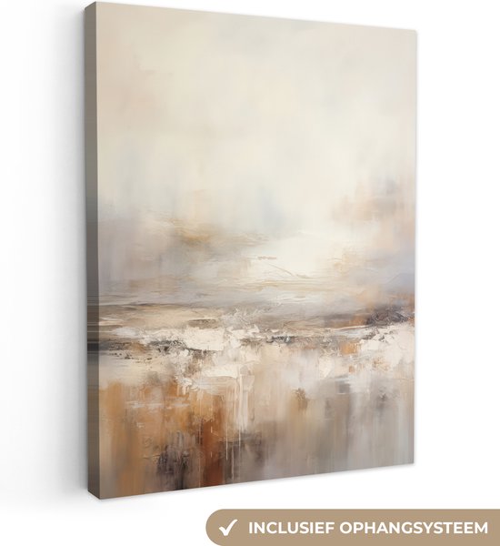 Schilderij Goud Zwart | Langwerpig Schilderij | Groot Schilderij