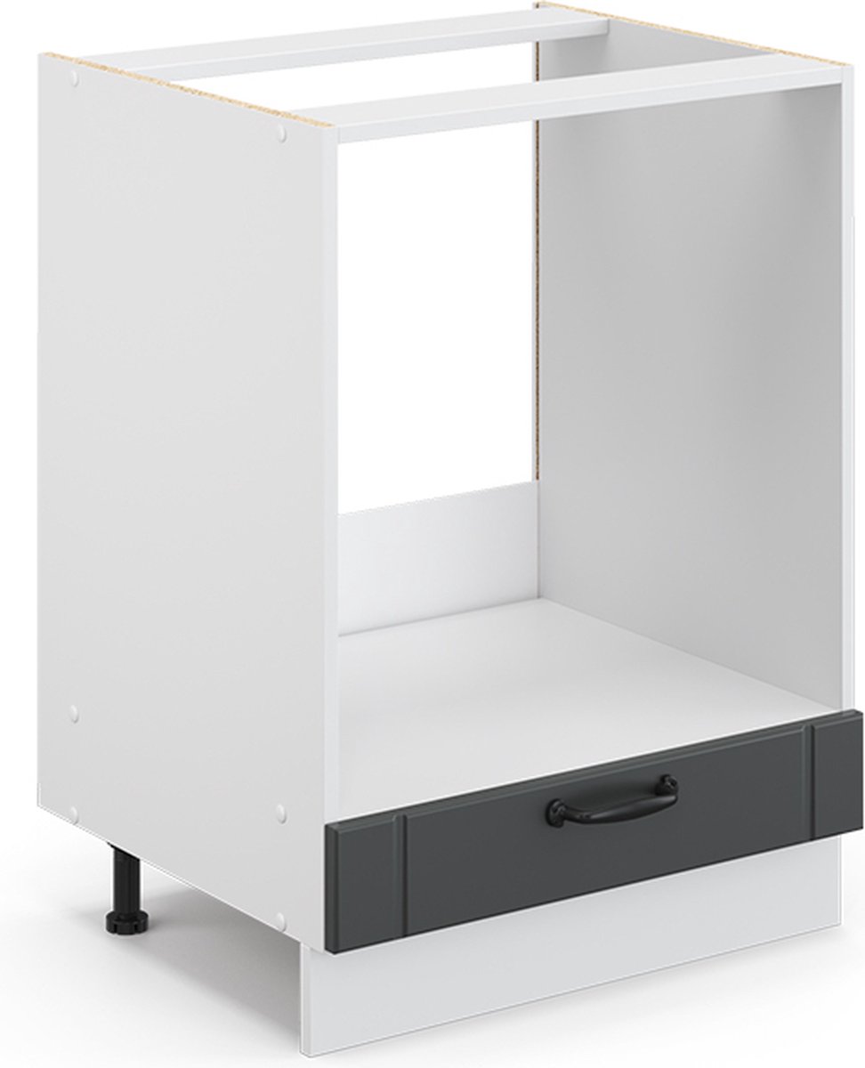 Vicco Fame-Line Ovenombouwkast – 60 cm zonder werkblad Antraciet landhuis