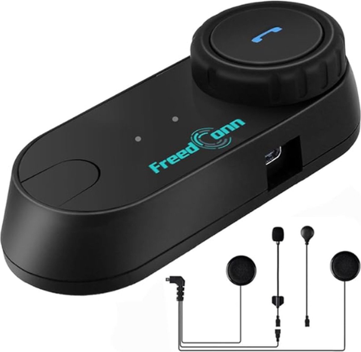FreedConn® Motorhelm Headset - Met Microfoon - Intercom Motor Helm - Headset Helm - Motor Communicatiesystemen - Motor Headset - Freecom - Bluetooth - Oortelefoon - Koptelefoon