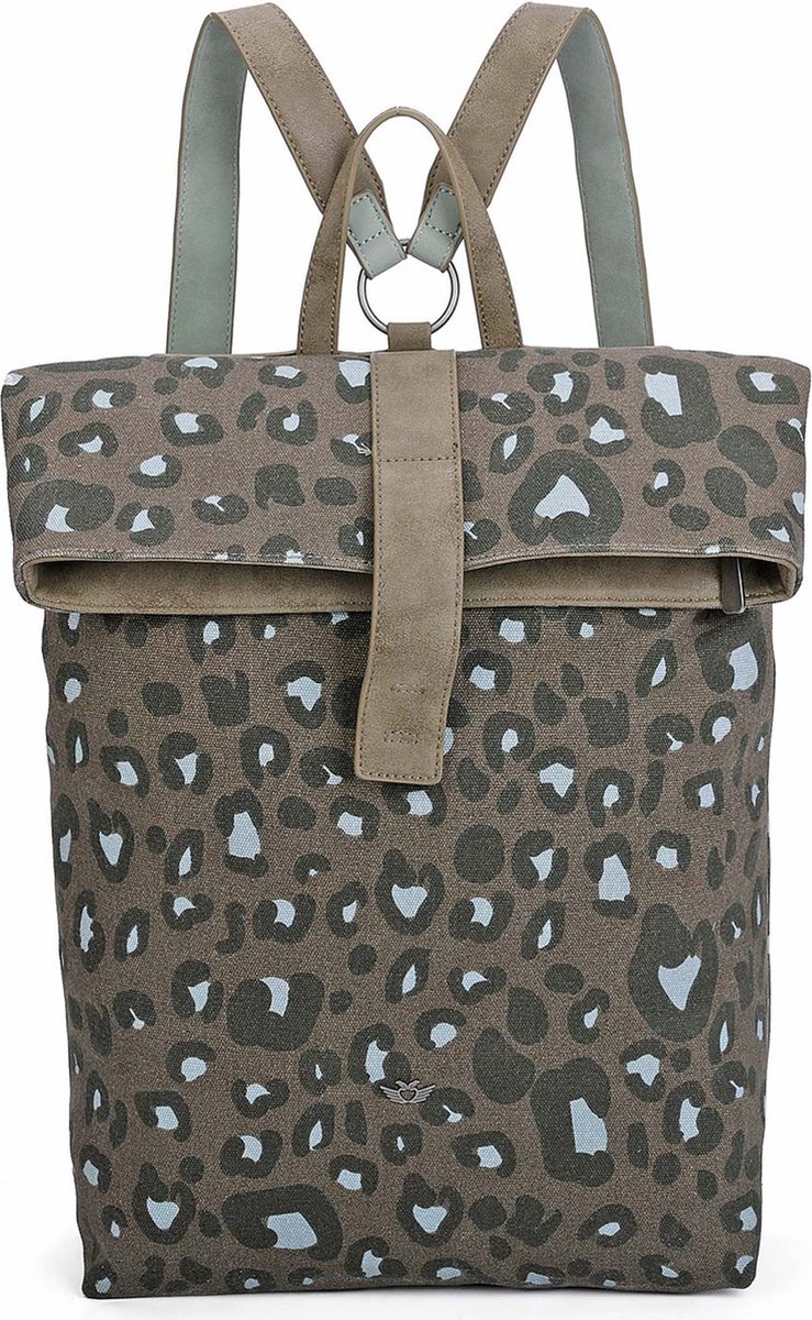 Fritzi aus Preußen Rugzak Canvas Izzy03 Backpack Leo Jungle Groene