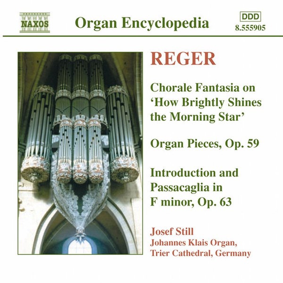 Josef Still - Reger: Organ Works Volume 4 (CD)