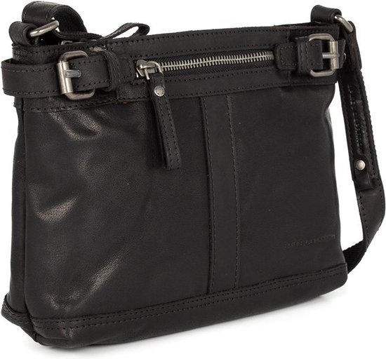 Leren Crossbodytas - Arkansas - Zwart