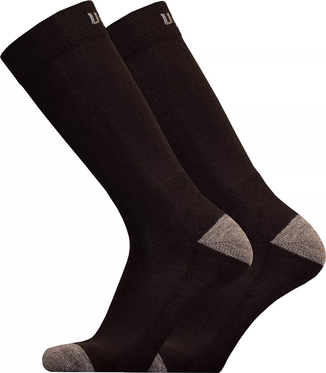 UphillSport 2-Pack Julma Merino Wandelsokken Hiking Naadloos Heren Dames – 35-38 9406 Zwart