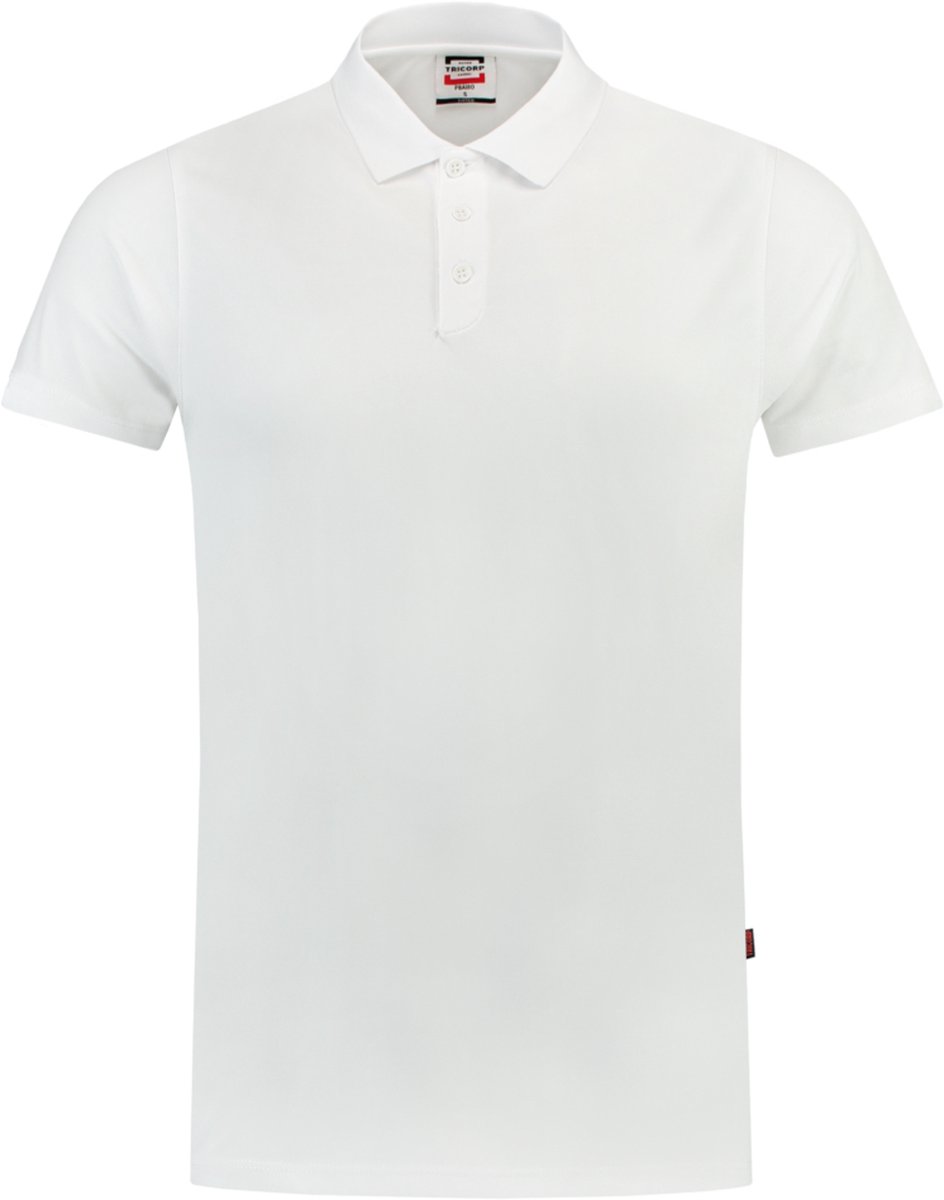 Tricorp 201001 Poloshirt Cooldry Bamboe Fitted - Wit - Maat L-tricorp 1