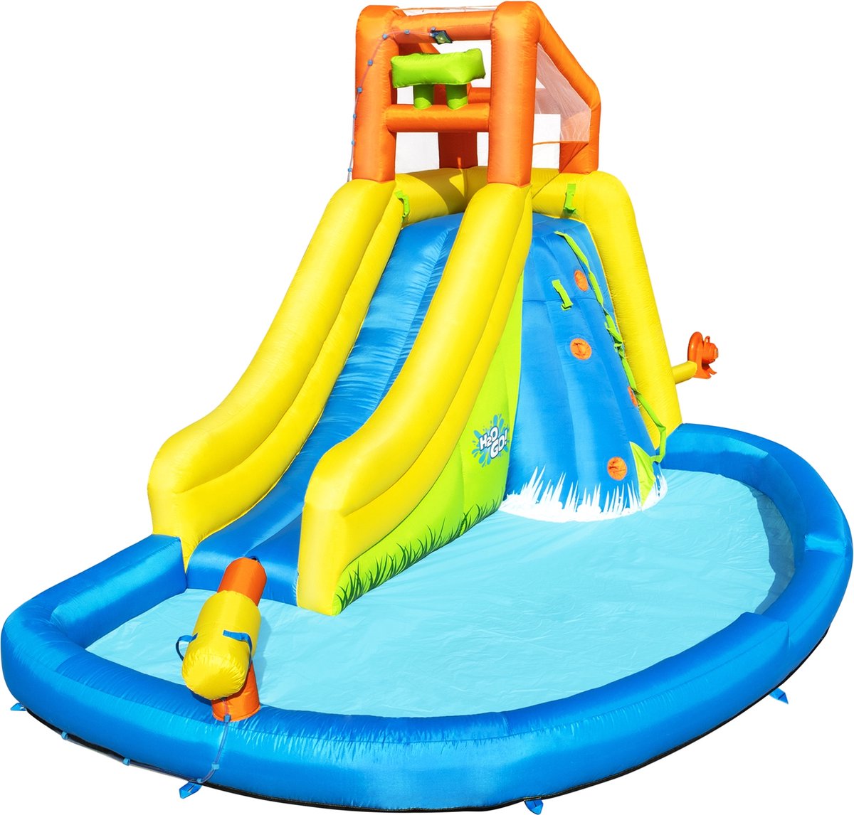 Bestway H2OGO! Waterpark mount splashmore - speelzwembad - klimwand - Glijbaan — afbeelding 12