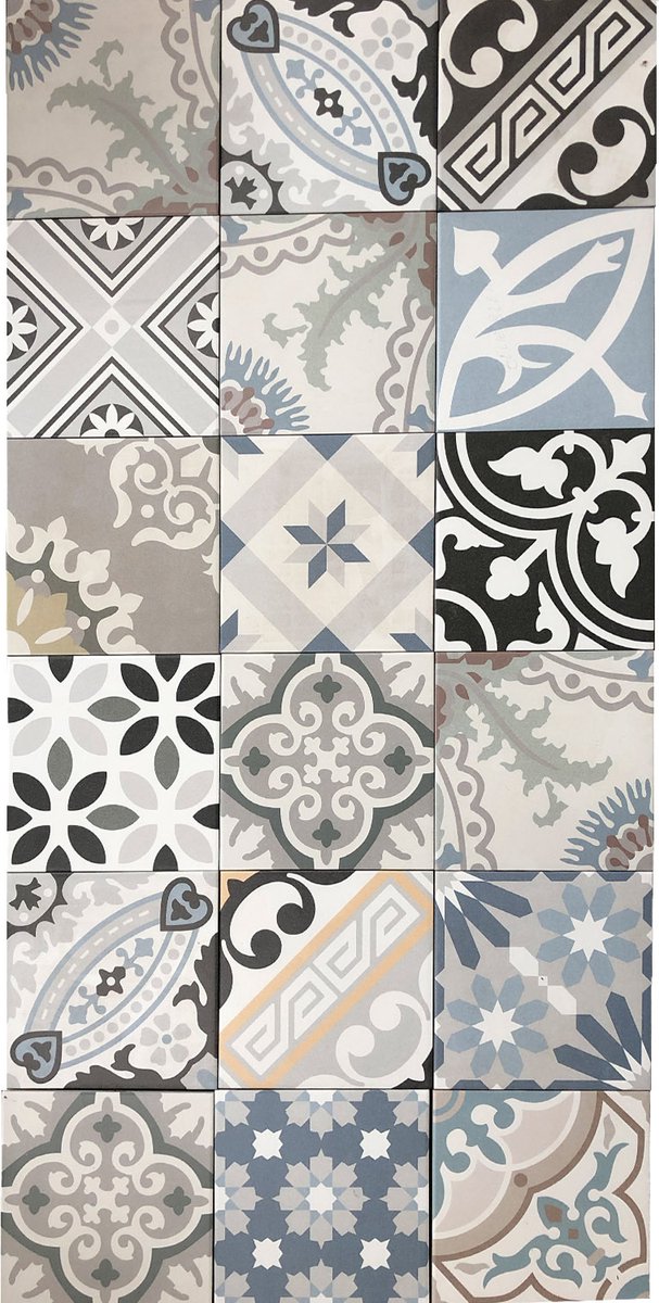 Marokkaans patchwork van tegels