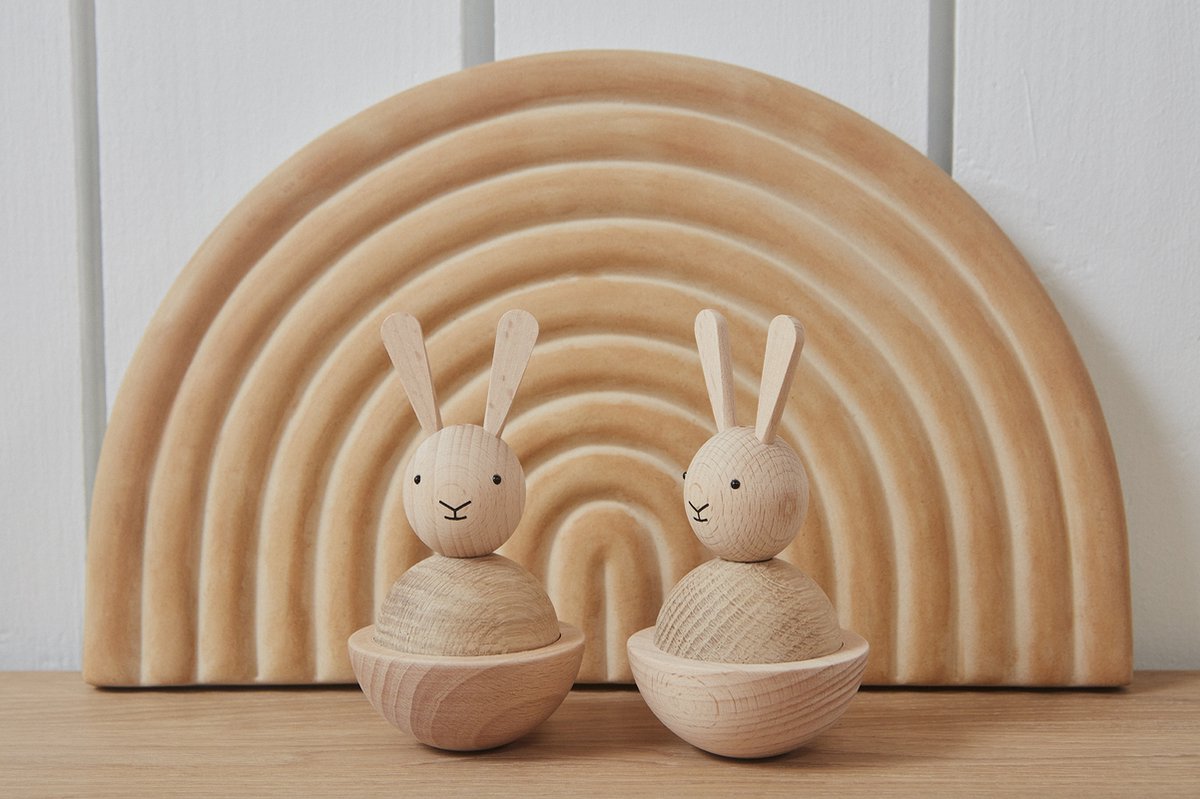 OYOY Ceramic Rainbow Tray - decoratieschaal keramiek