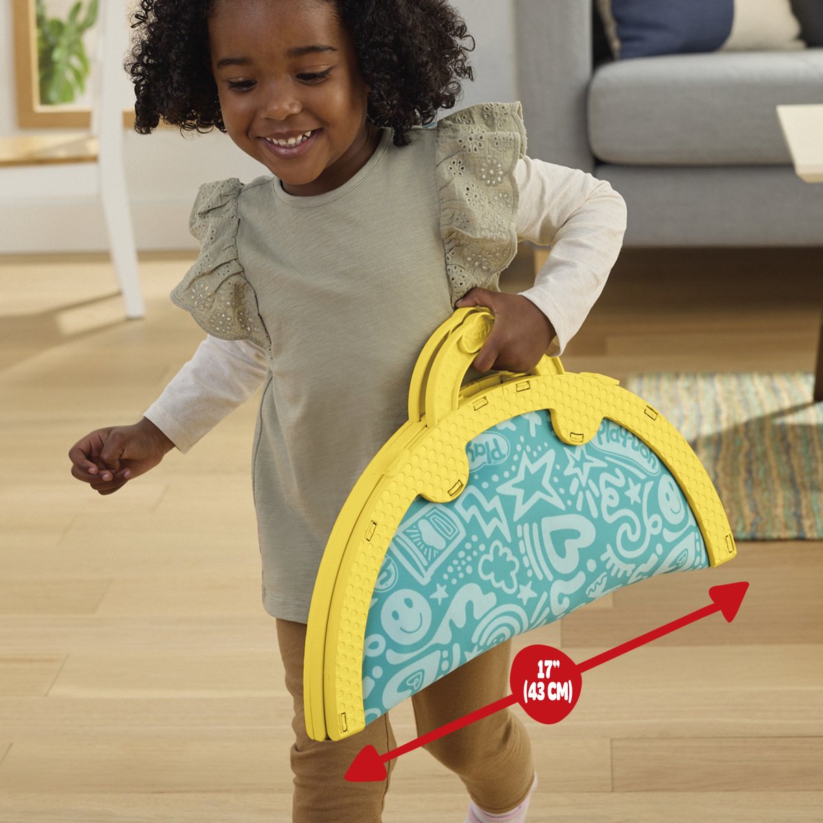 Play-Doh Opvouw en Meeneem Speelmat - Boetseerklei - 4 Play-Doh potjes - Eenvoudig op te bergen - Knutselen voor kinderen — afbeelding 7