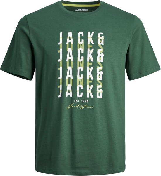 JACK&JONES JJDELVIN TEE SS CREW NECK Heren T-shirt - Maat L