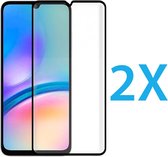 2x Full Cover Screenprotector Geschikt voor: Samsung Galaxy A14 - Screen protector - volledige glas - bescherming - beschermglas - ZT Accessoires