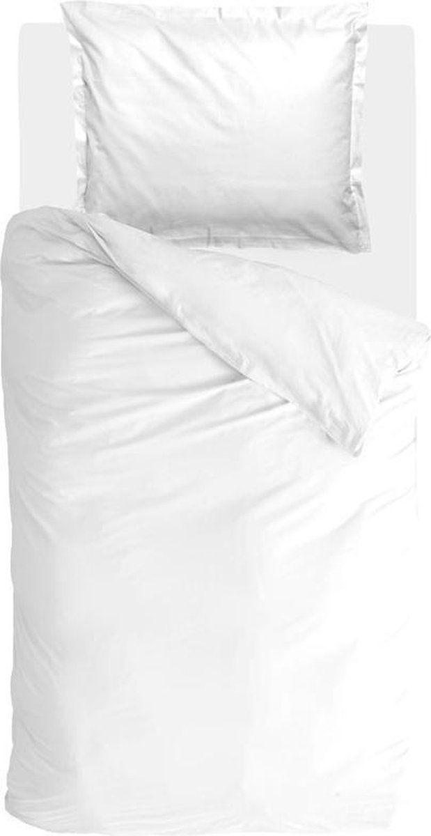 Walra Dekbedovertrek Vintage Satin - 135x200 - 100% Katoen - Wit