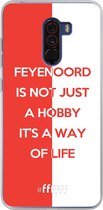 6F hoesje - geschikt voor Xiaomi Pocophone F1 -  Transparant TPU Case - Feyenoord - Way of life #ffffff