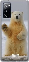 6F hoesje - geschikt voor Samsung Galaxy S20 FE - Transparant TPU Case - Polar Bear #ffffff