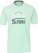 Casa Moda T-shirt San Francisco Turquoise 913594100-363 - L