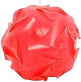 Qubic - Hanglamp - plafondlamp - puzzel lamp - Rood - Diameter 30CM - DIY - 230v - inclusief aansluitset