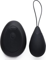 10X Silicone Vibrating Egg - Black