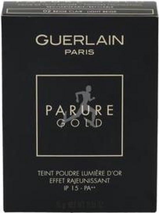 Guerlain Parure Gold Radiance Powder foundation make-uppoeder - 02 Light Beige - SPF15 - Guerlain