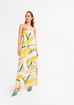 Lords & Lilies maxi kleed dames - multicolor - 211-5-LDR-W/963 - maat M