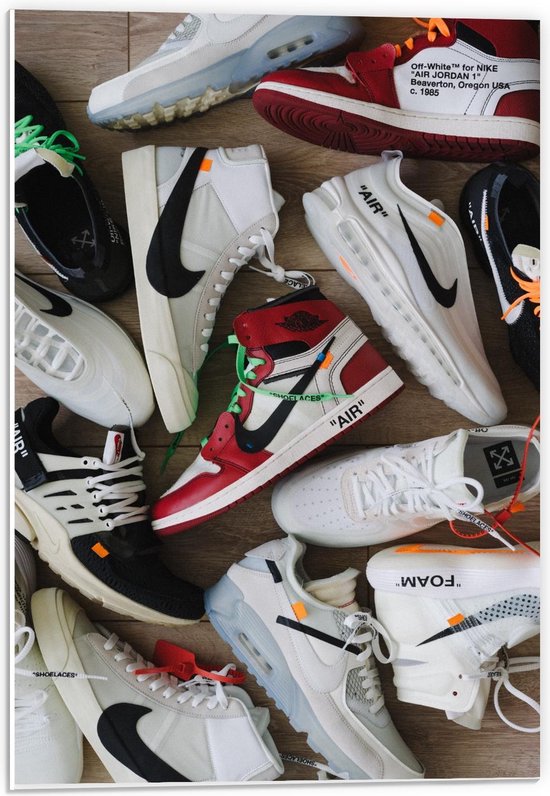 Forex - Nike Schoenen - 40x60cm Foto op Forex | bol.com